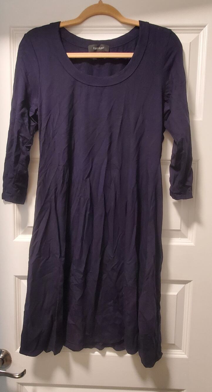 Karen Kane Three Quarter Sleeve A-Line Dress. Size M.a31